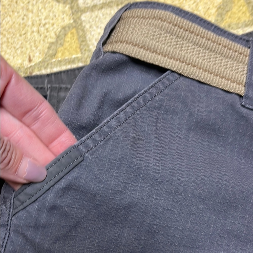 EUC two Ranch Tough Gray and Blue Cargo Shorts - Picture 5 of 16